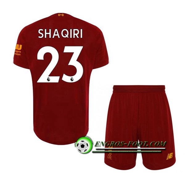 Engros-foot: Ensemble Maillot Foot FC Liverpool (Shaqiri 23) Enfant Domicile 2019 2020 Thailande