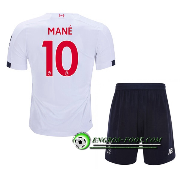 Engros-foot: Ensemble Maillot Foot FC Liverpool (Mane 10) Enfant Exterieur 2019 2020 Thailande