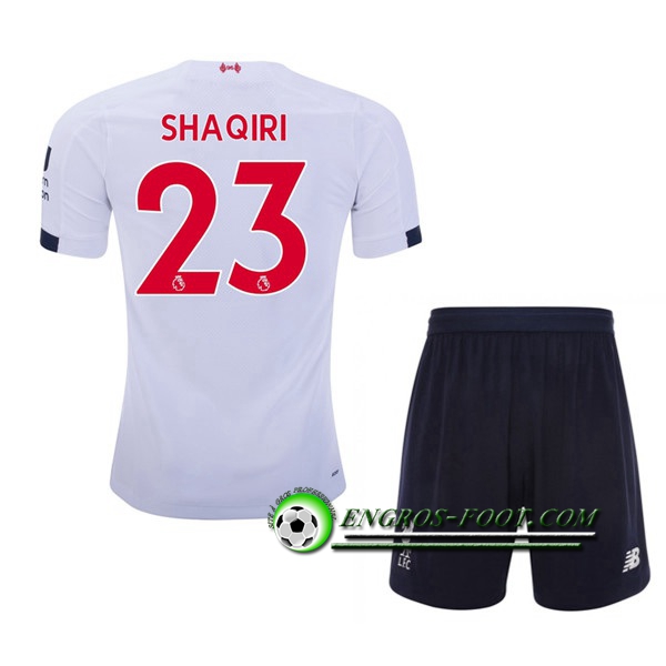 Engros-foot: Ensemble Maillot Foot FC Liverpool (Shaqiri 23) Enfant Exterieur 2019 2020 Thailande