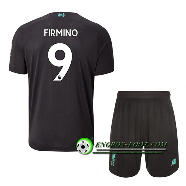 Engros-foot: Ensemble Maillot Foot FC Liverpool (FIRMINO 9) Enfant Third 2019 2020 Thailande