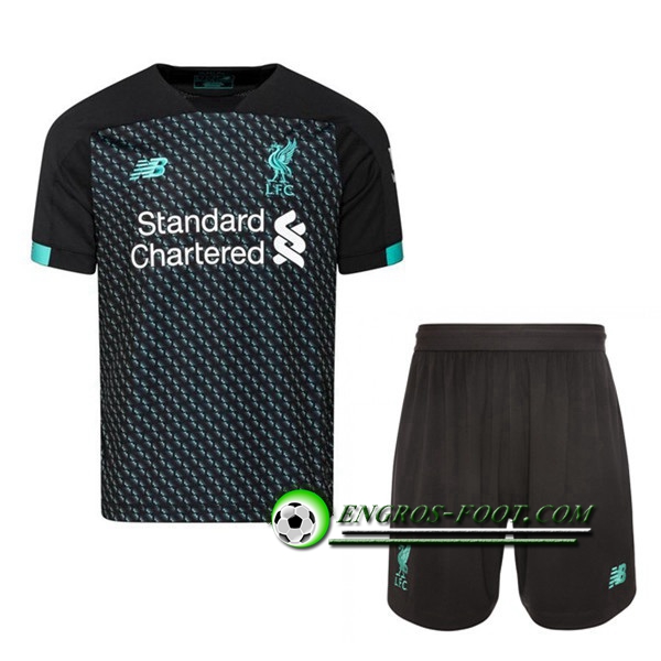 Engros-foot: Ensemble Maillot Foot FC Liverpool Enfant Third 2019 2020 Thailande