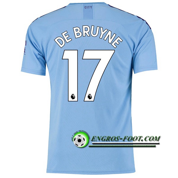 Engros-foot: Jeu Maillot de Manchester City (DE BRUYNE 17) Domicile 2019 2020 Thailande