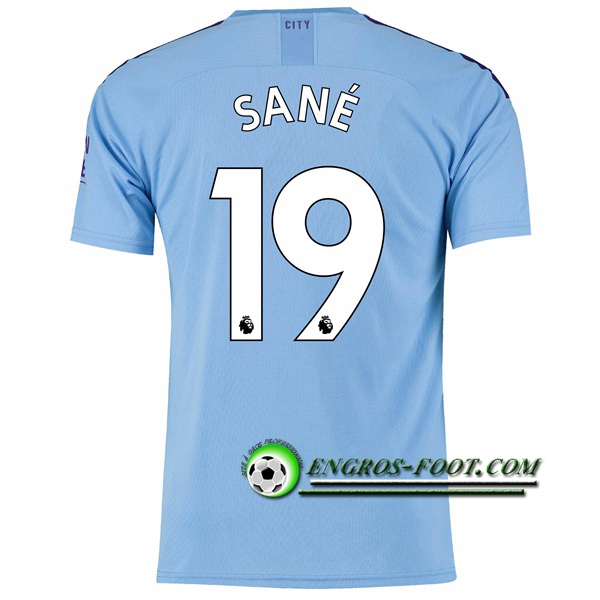 Engros-foot: Jeu Maillot de Manchester City (SANE 19) Domicile 2019 2020 Thailande