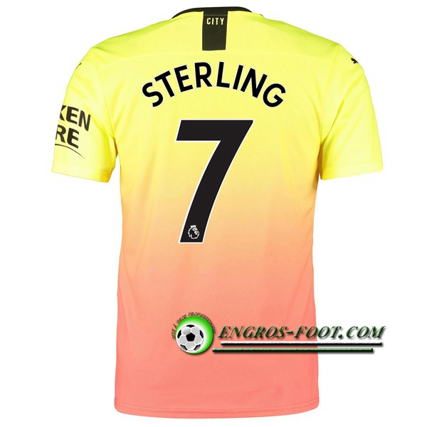 Engros-foot: Jeu Maillot de Manchester City (STERLING 7) Third 2019 2020 Thailande