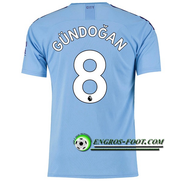 Engros-foot: Jeu Maillot de Manchester City (GUNDOGAN 8) Domicile 2019 2020 Thailande