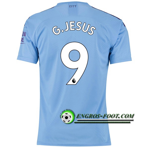 Engros-foot: Jeu Maillot de Manchester City (G.JESUS 9) Domicile 2019 2020 Thailande