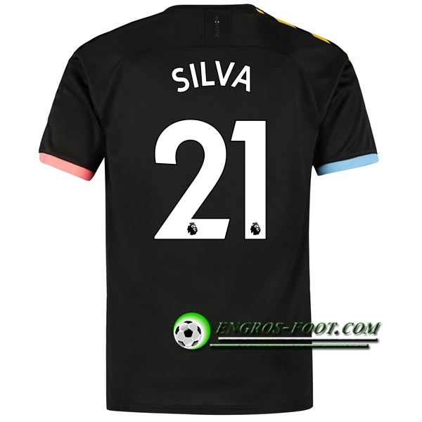 Engros-foot: Jeu Maillot de Manchester City (SILVA 21) Exterieur 2019 2020 Thailande