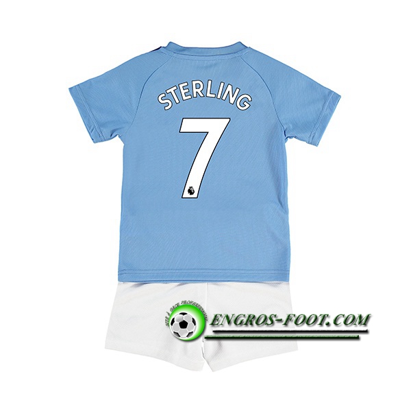 Engros-foot: Ensemble Maillot Foot Manchester City (STERLING 7) Enfant Domicile 2019 2020 Thailande