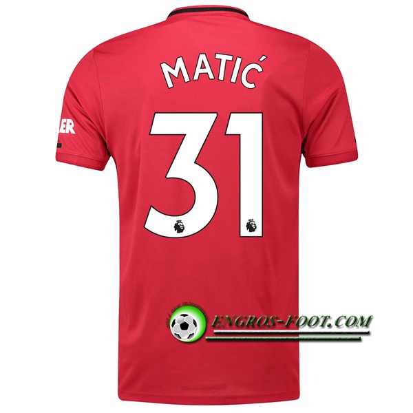 Engros-foot: Jeu Maillot de Manchester United (MATIC 31) Domicile 2019 2020 Thailande