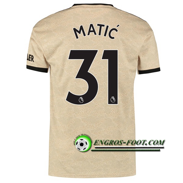 Engros-foot: Jeu Maillot de Manchester United (MATIC 31) Exterieur 2019 2020 Thailande