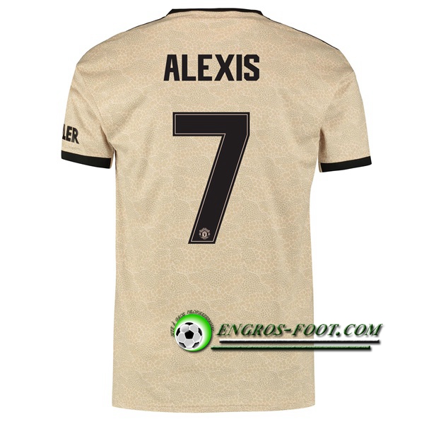 Engros-foot: Jeu Maillot de Manchester United (ALEXIS 7) Exterieur 2019 2020 Thailande