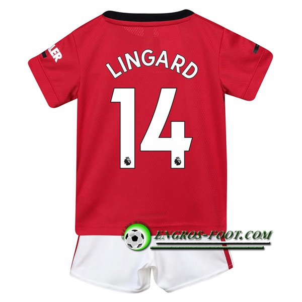 Engros-foot: Ensemble Maillot Foot Manchester United (Lingard 14) Enfant Domicile 2019 2020 Thailande