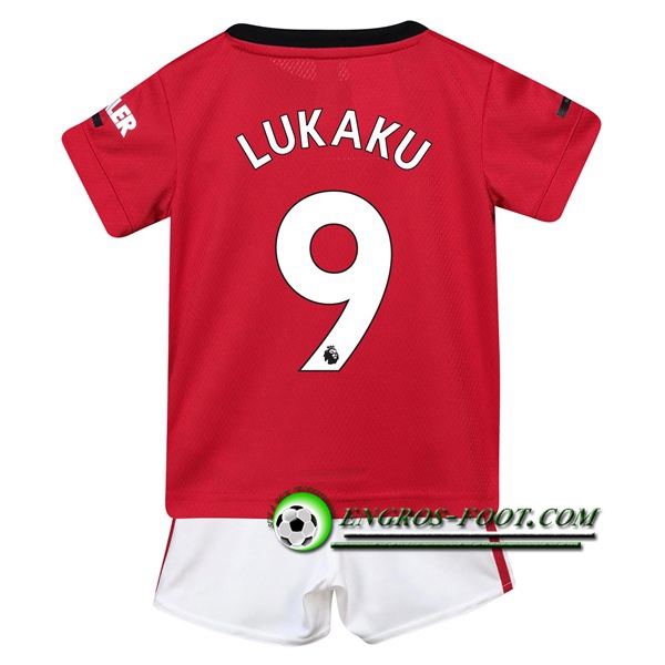 Engros-foot: Ensemble Maillot Foot Manchester United (Lukaku 9) Enfant Domicile 2019 2020 Thailande