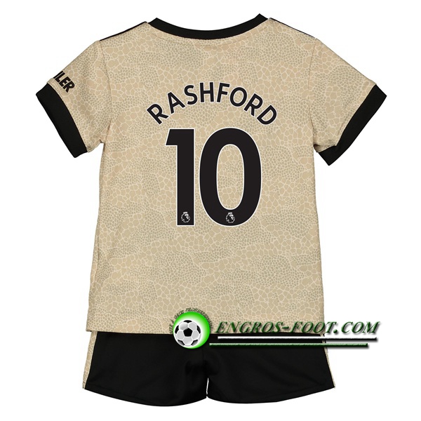 Engros-foot: Ensemble Maillot Foot Manchester United (Rashford 10) Enfant Exterieur 2019 2020 Thailande