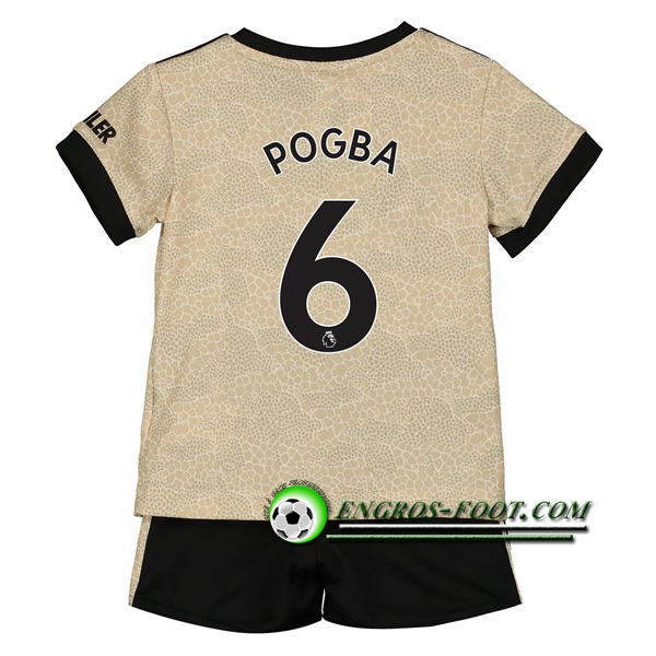 Engros-foot: Ensemble Maillot Foot Manchester United (POGBA 6) Enfant Exterieur 2019 2020 Thailande