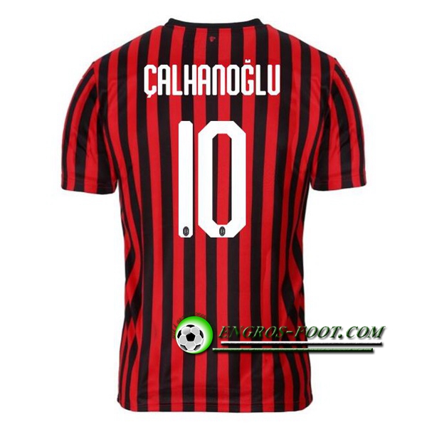 Engros-foot: Jeu Maillot de Milan AC (CALHANOGLU 10) Domicile 2019 2020 Thailande