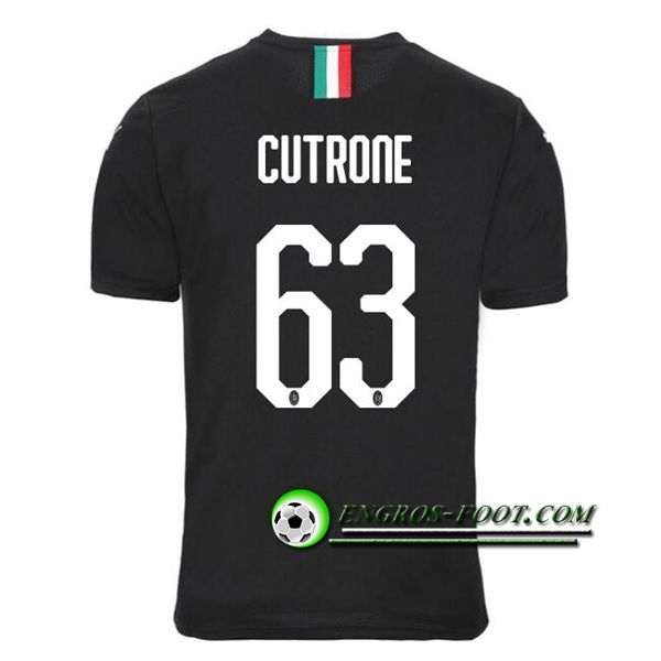 Engros-foot: Jeu Maillot de Milan AC (CUTRONE 63) Third 2019 2020 Thailande