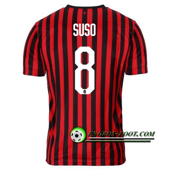 Engros-foot: Jeu Maillot de Milan AC (SUSO 8) Domicile 2019 2020 Thailande