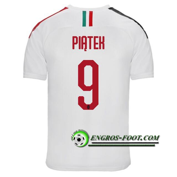 Engros-foot: Jeu Maillot de Milan AC (PIATEH 9) Exterieur 2019 2020 Thailande