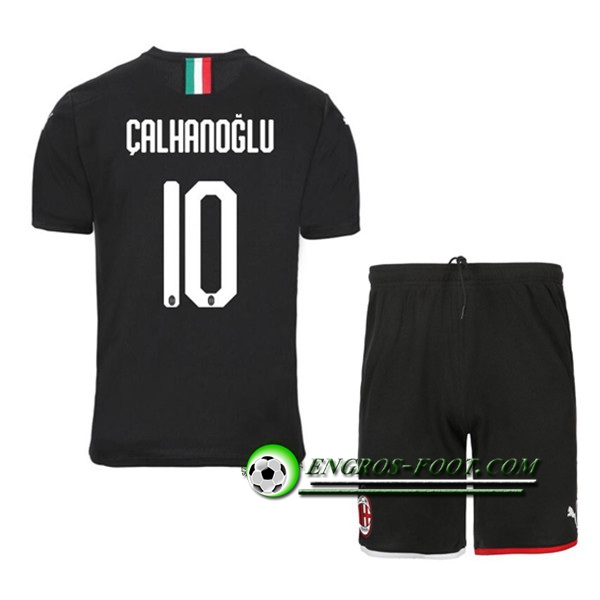 Engros-foot: Ensemble Maillot Foot Milan AC (CALHANOGLU 10) Third 2019 2020 Thailande