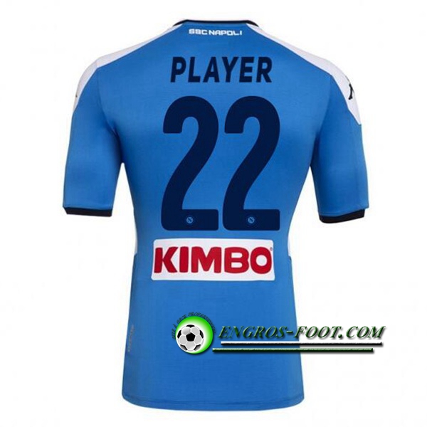 Engros-foot: Jeu Maillot de SSC Naples (PLAYER 22) Domicile 2019 2020 Thailande