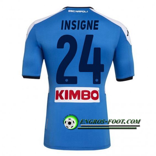 Engros-foot: Jeu Maillot de SSC Naples (INSIGNE 24) Domicile 2019 2020 Thailande