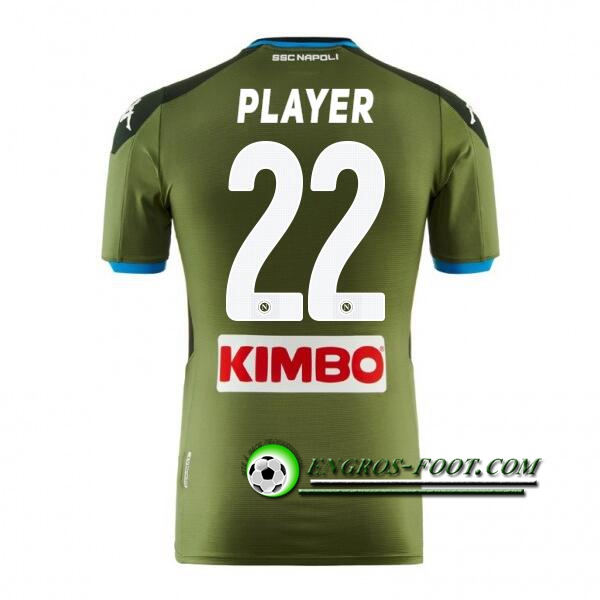 Engros-foot: Jeu Maillot de SSC Naples (PLAYER 22) Exterieur 2019 2020 Thailande