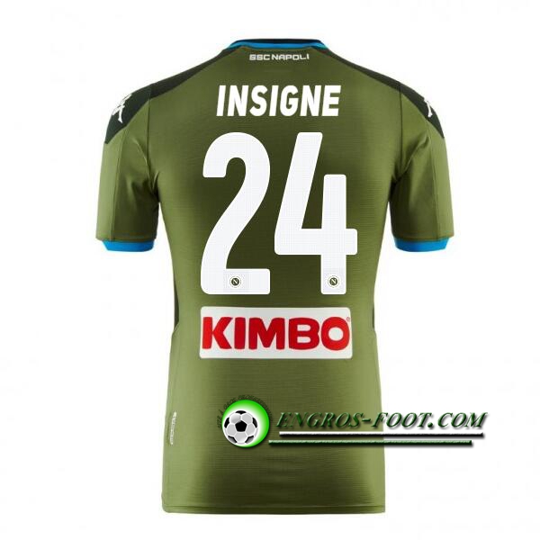 Engros-foot: Jeu Maillot de SSC Naples (INSIGNE 24) Exterieur 2019 2020 Thailande