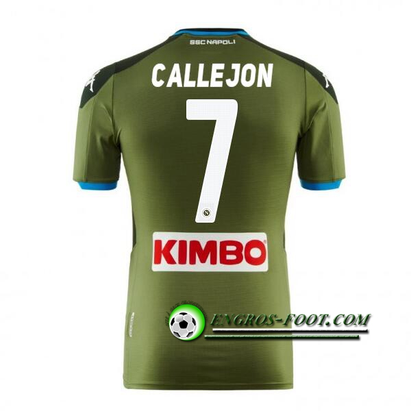 Engros-foot: Jeu Maillot de SSC Naples (CALLEJON 7) Exterieur 2019 2020 Thailande