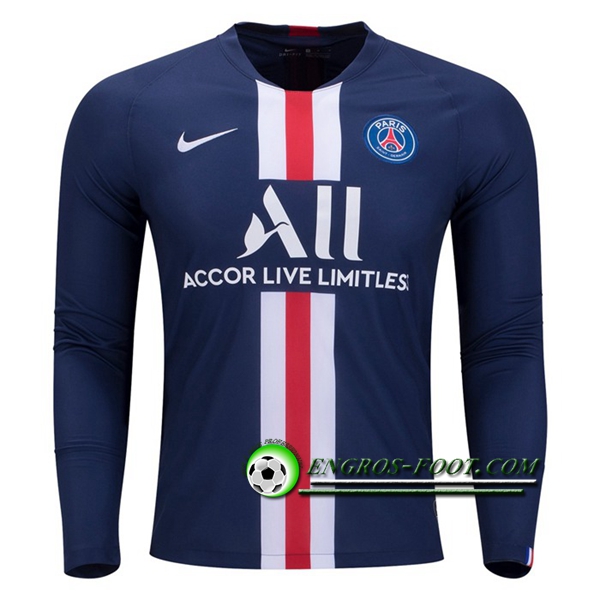 Engros-foot: Jeu Maillot de PSG Domicile Manches longues 2019 2020 Thailande