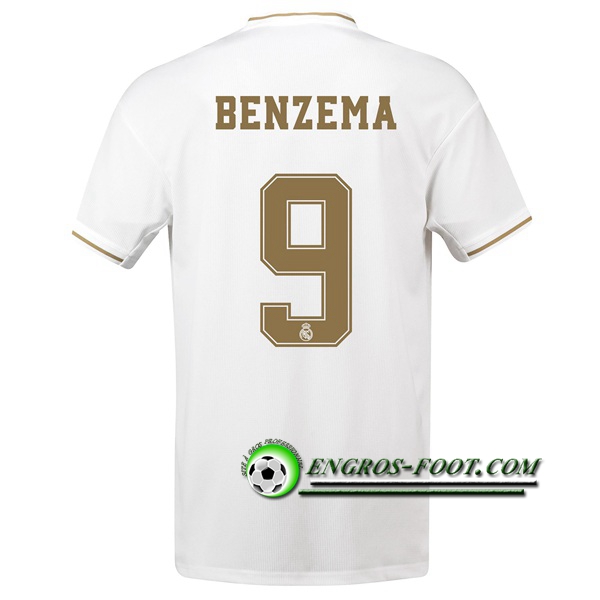 Engros-foot: Jeu Maillot de Real Madrid (BENZEMA 9) Domicile 2019 2020 Thailande