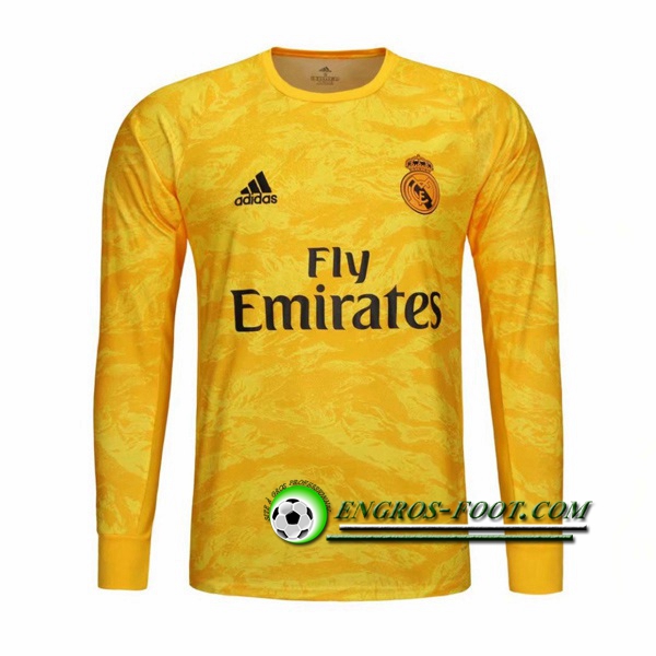 Engros-foot: Jeu Maillot Gardien de but Real Madrid Jaune 2019 2020 Thailande