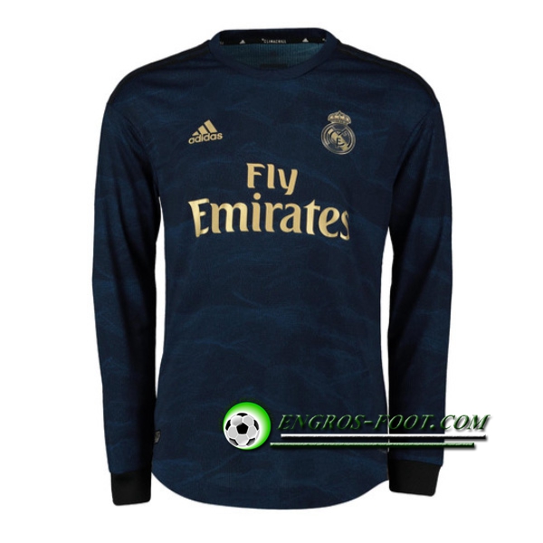 Engros-foot: Jeu Maillot de Real Madrid Exterieur Manche longue 2019 2020 Thailande