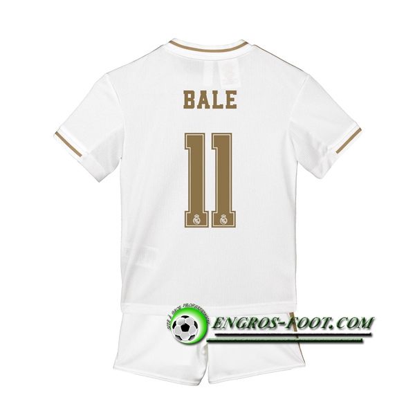 Engros-foot: Ensemble Maillot Foot Real Madrid (BALE 11) Enfant Domicile 2019 2020 Thailande