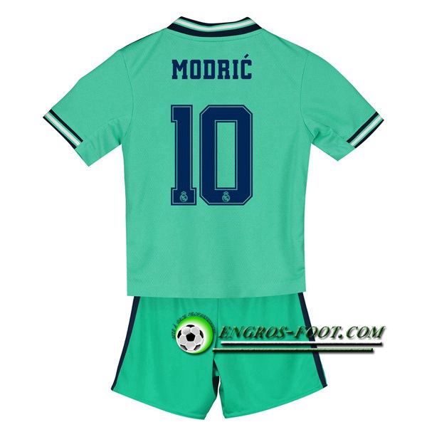 Engros-foot: Ensemble Maillot Foot Real Madrid (MODRIC 10) Enfant Third 2019 2020 Thailande