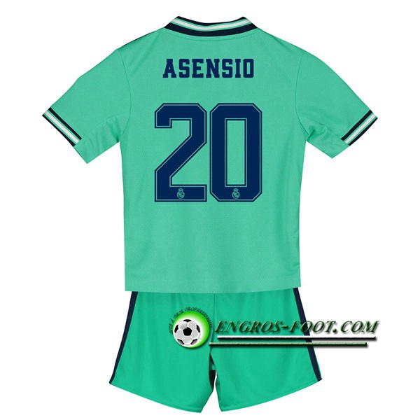 Engros-foot: Ensemble Maillot Foot Real Madrid (ASENSIO 20) Enfant Third 2019 2020 Thailande