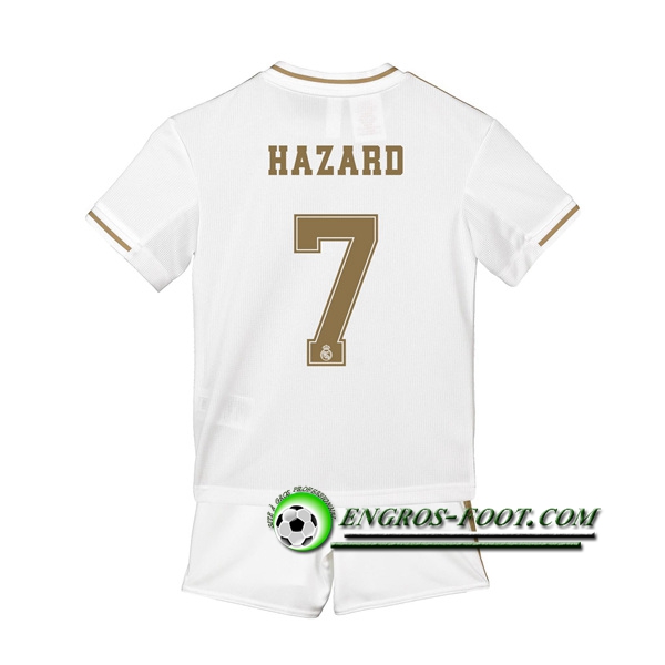 Engros-foot: Ensemble Maillot Foot Real Madrid (HAZARD 7) Enfant Domicile 2019 2020 Thailande