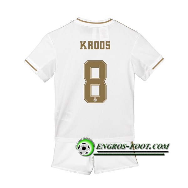 Engros-foot: Ensemble Maillot Foot Real Madrid (KROOS 8) Enfant Domicile 2019 2020 Thailande