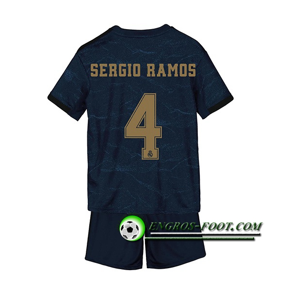 Engros-foot: Ensemble Maillot Foot Real Madrid (SERGIO RAMOS 4) Enfant Exterieur 2019 2020 Thailande