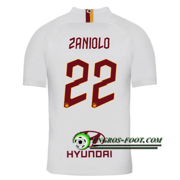 Engros-foot: Jeu Maillot de AS Roma (ZANIOLO 22) Exterieur 2019 2020 Thailande