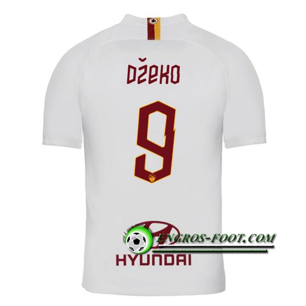 Engros-foot: Jeu Maillot de AS Roma (DZEKO 9) Exterieur 2019 2020 Thailande