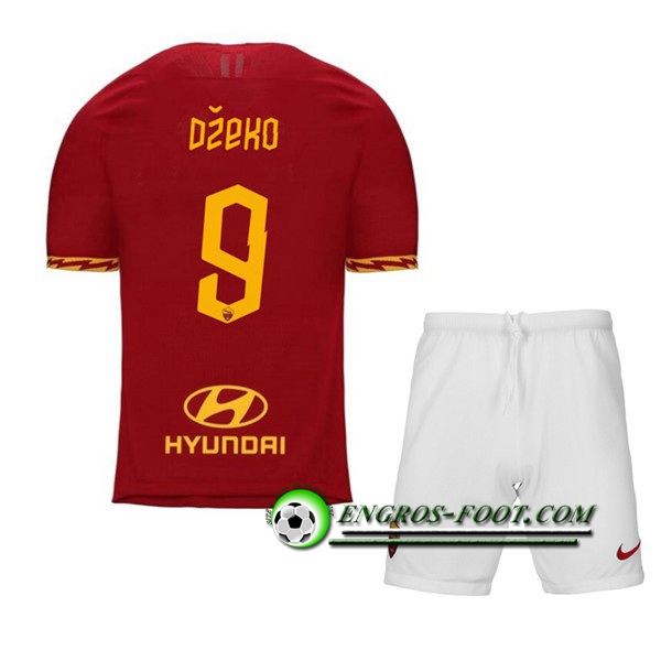 Engros-foot: Ensemble Maillot Foot AS Roma (DZEKO 9) Enfant Domicile 2019 2020 Thailande