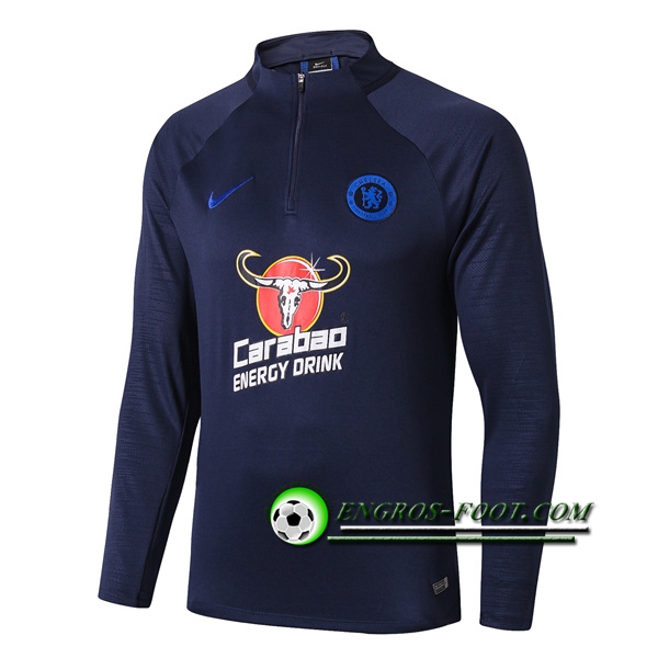 Engros-foot: Sweatshirt Training FC Chelsea Bleu Fonce 2019 2020 Thailande