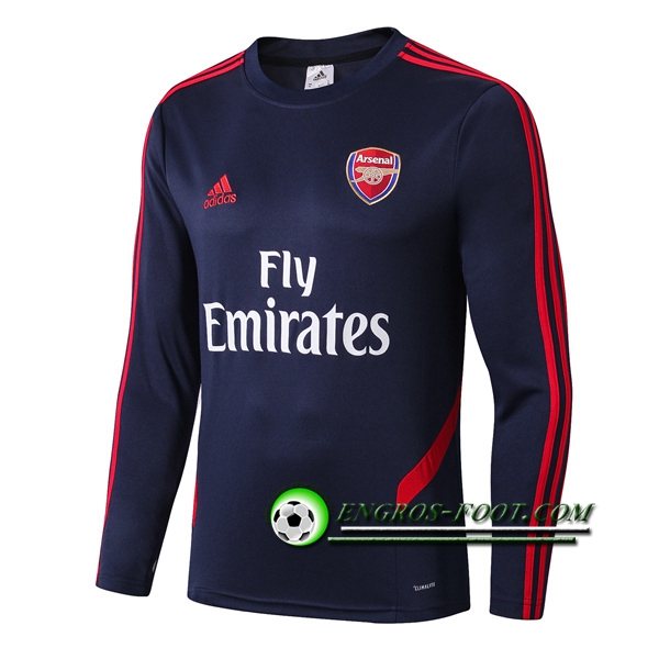 Engros-foot: Sweatshirt Training Arsenal Col rond Bleu Fonce 2019 2020 Thailande