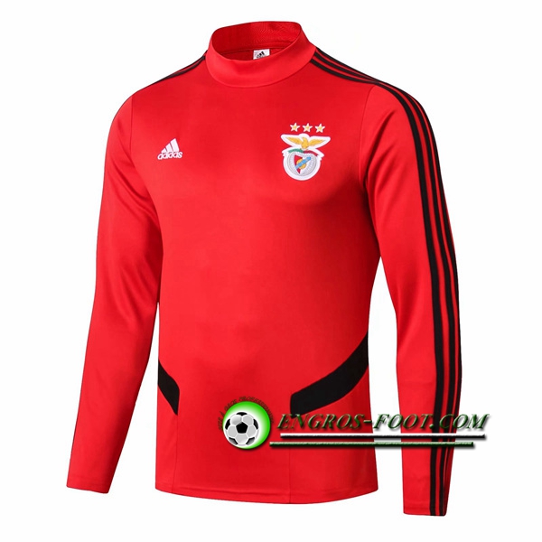 Engros-foot: Sweatshirt Training Benfica Rouge 2019 2020 Thailande