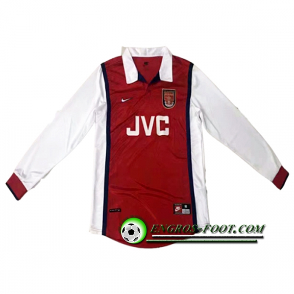 Engros-foot: Jeu Maillot de Arsenal Domicile Manches longues 1998/1999 Thailande