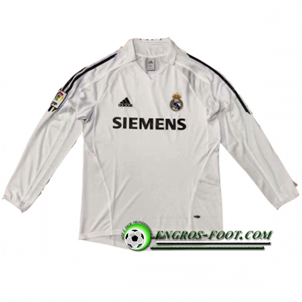 Engros-foot: Jeu Maillot de Real Madrid Manches longues Domicile 2005/2006 Thailande