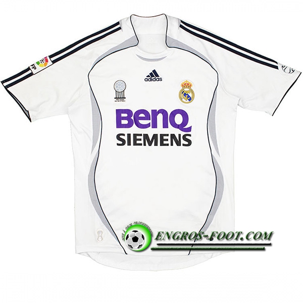 Engros-foot: Jeu Maillot de Real Madrid Domicile 2006/2007 Thailande