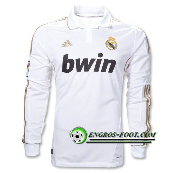 Engros-foot: Jeu Maillot de Real Madrid Manches longues Domicile 2011/2012 Thailande