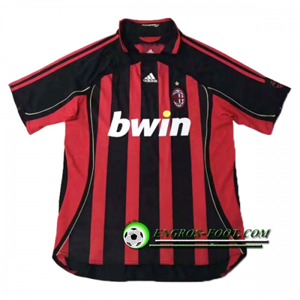 Engros-foot: Jeu Maillot de Milan AC Domicile 2006/2007 Thailande